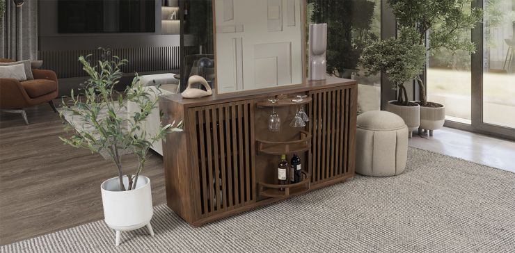 Aparador 150 Cm Malta Café