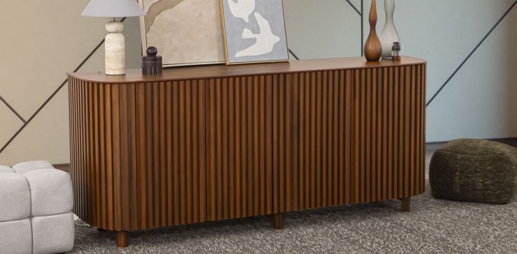 Aparador 220 Cm Lynnea Café 