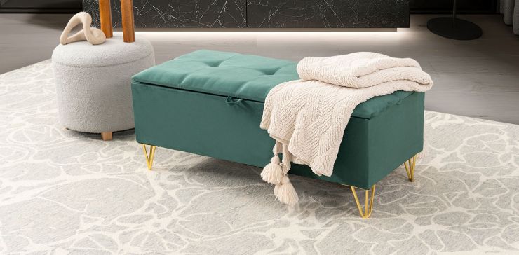 Banca Baúl Iris Verde