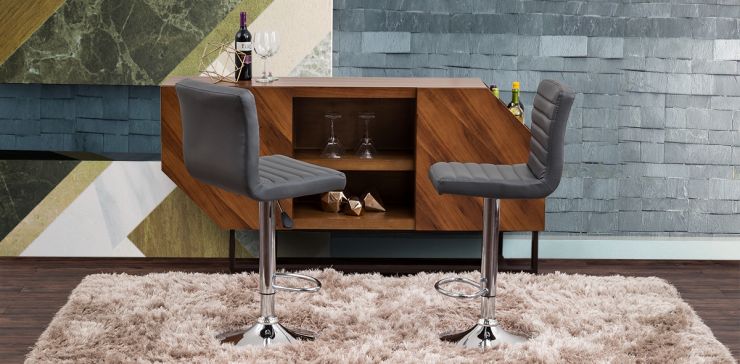 Banco Bar Spira Gris 8180