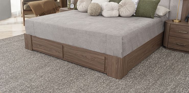 Base De Cama Con Cajones Padma CL Café