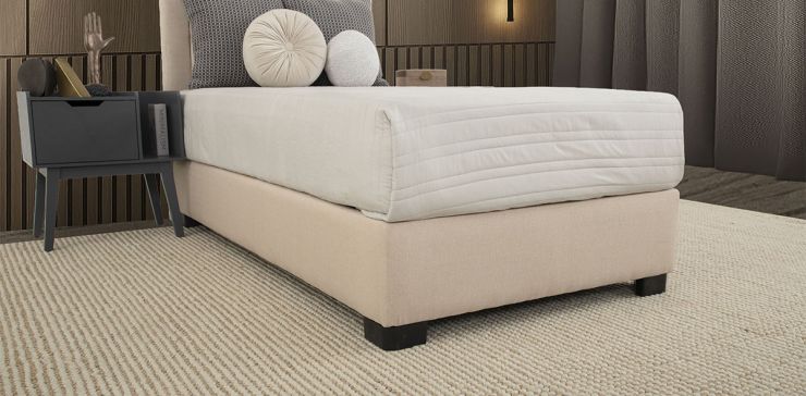 Base De Cama Individual Gianna Beige