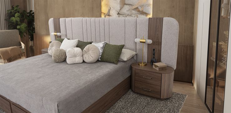 Cabecera King Size Padma CL Café