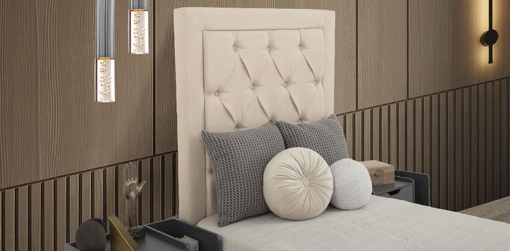 Cabecera Individual Gianna Beige