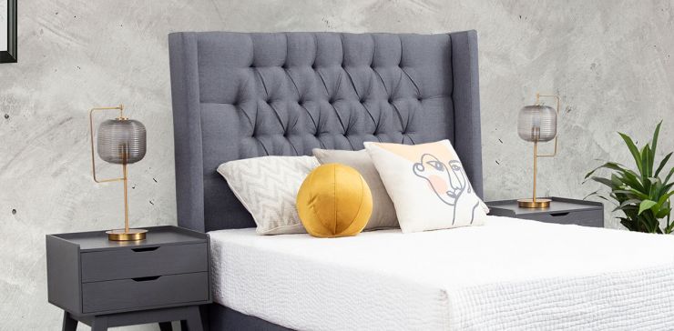 Cabecera Matrimonial Estela Promo Gris