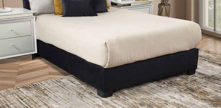 Base De Cama Matrimonial Megan Negro