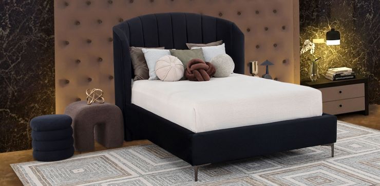 Cama Matrimonial Anika Negro