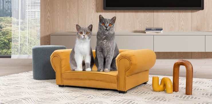 Cama Pet Lizza Mostaza