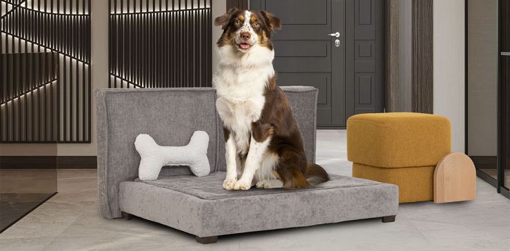 Cama Para Mascota Nizza Gris