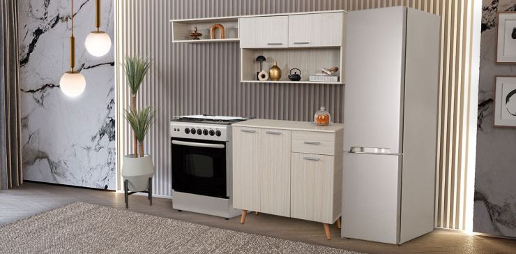 Cocina 180 Cm Sicilia Beige