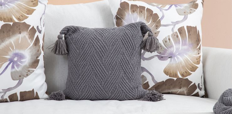 Cojín Decorativo Iscar Gris 