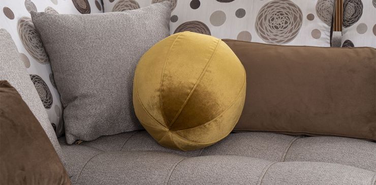 Cojín Decorativo Esfera Elche Dorado