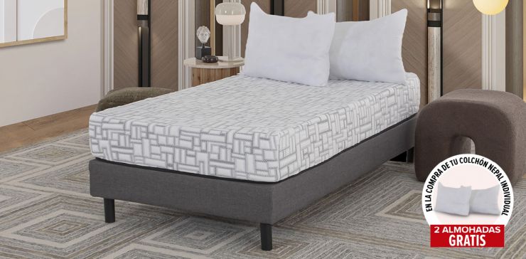 Colchón Individual Memory Foam Nepal