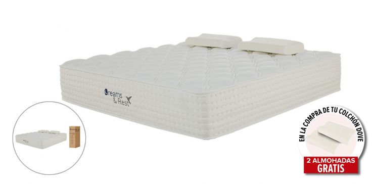 Colchón Dreams & Rest King Size Memory Foam Dove 