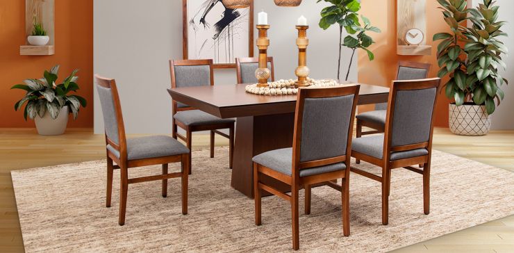 Comedor De 160 Cm Montreal 7 Piezas