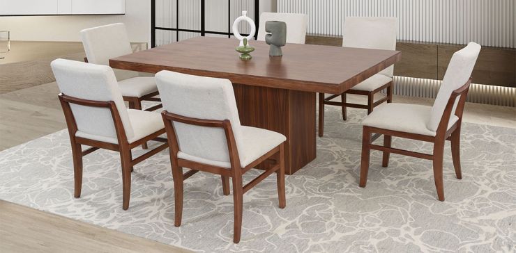 Comedor Burneo Beige 7 Piezas