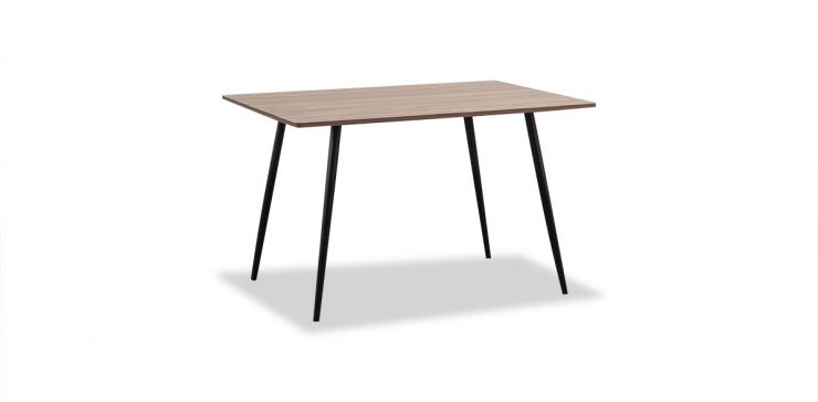 Mesa Comedor 120 X 90 Cm Rectangular Marla Café