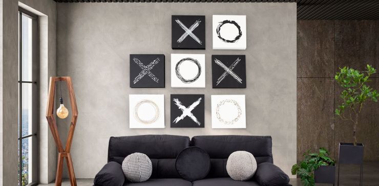 Cuadro Decorativo Gato Blanco