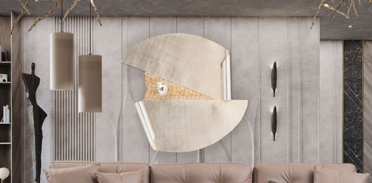 Decoración De Pared Iron Plata