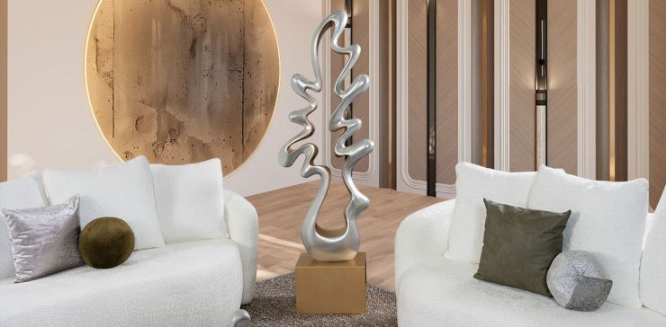 Escultura Basilea Plata