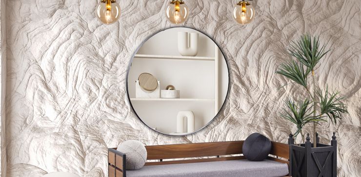 Espejo Decorativo Tammy Negro