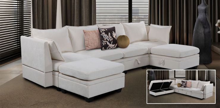 Sala Modular Glimer Beige