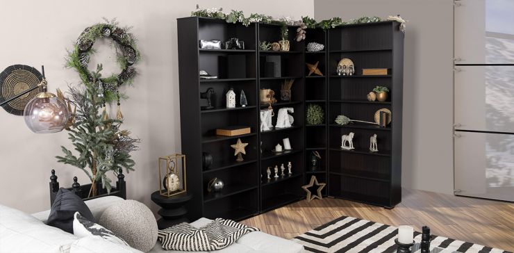 Librero con Esquinero Tobby Life Café