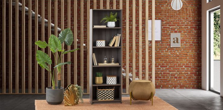 Librero Yeda Life Gris