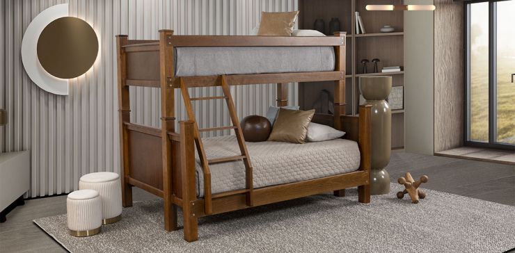 Litera Individual Matrimonial Jackson CL Café 