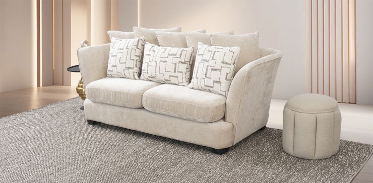 Sofá 2 Plazas Opulent Beige