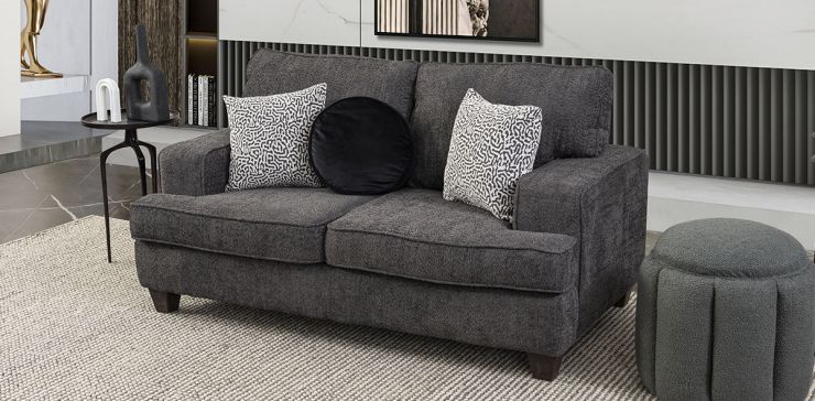 Sofá 2 Plazas Atlántica Gris 