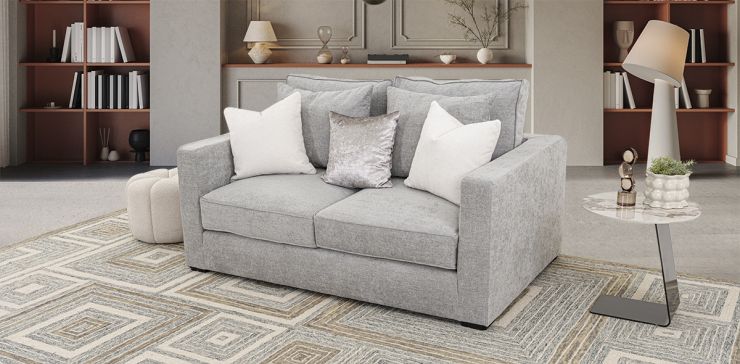 Sofá 2 Plazas Borbón CL Gris 