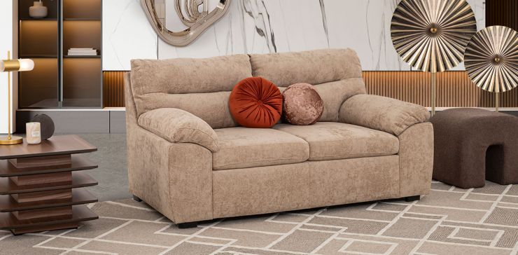 Sofá 2 Plazas Milos Beige