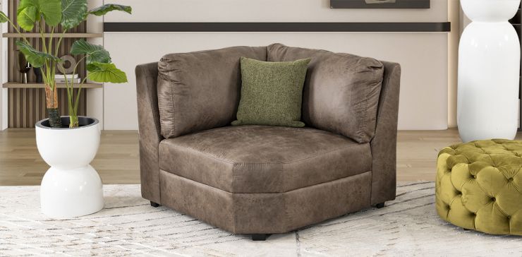 Sillón Esquinero Gea Montana Café