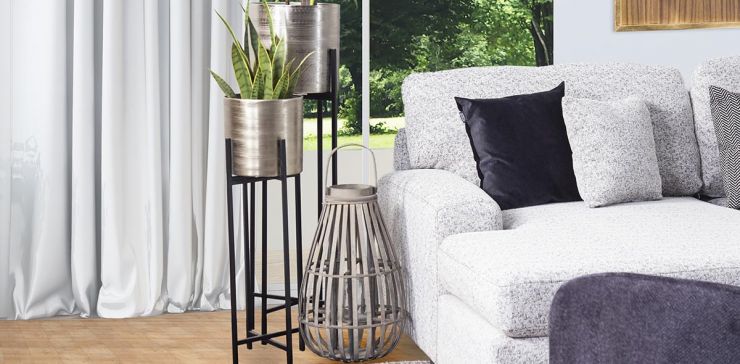 Maceta Chica Coba Plata