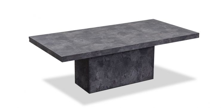 Mesa Comedor Rectangular 240 X 120 Cm Stone Gris