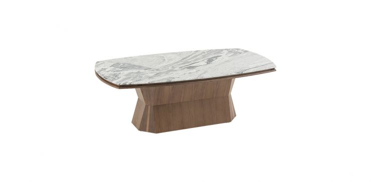 Mesa Comedor Irregular 220 X 120 Cm Luanda CL Café 