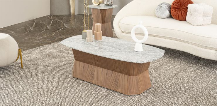 Mesa De Centro Irregular Luanda CL Café