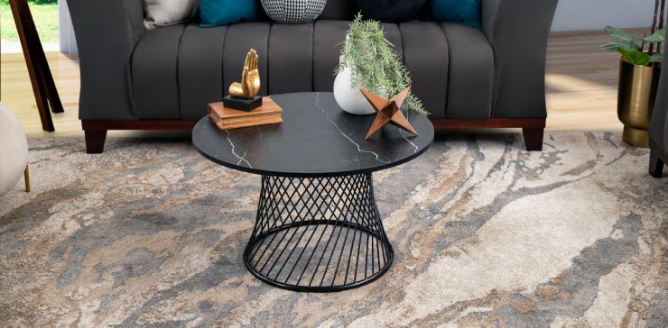 Mesa De Centro Noruega Negro