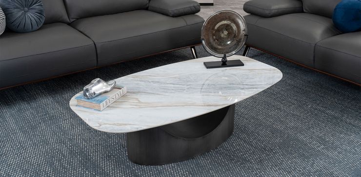 Mesa De Centro Rectangular Summer Gris
