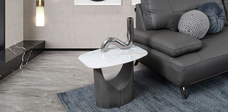 Mesa Lateral Rectangular Summer Gris