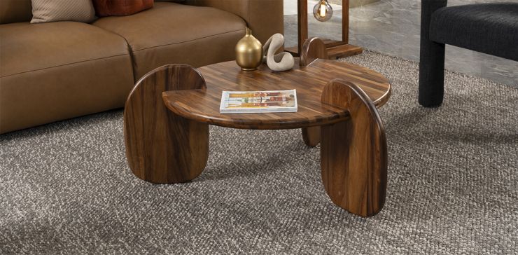 Mesa De Centro Redonda Brera Café