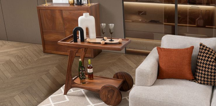 Mesa De Servicio Parota Dakota Café