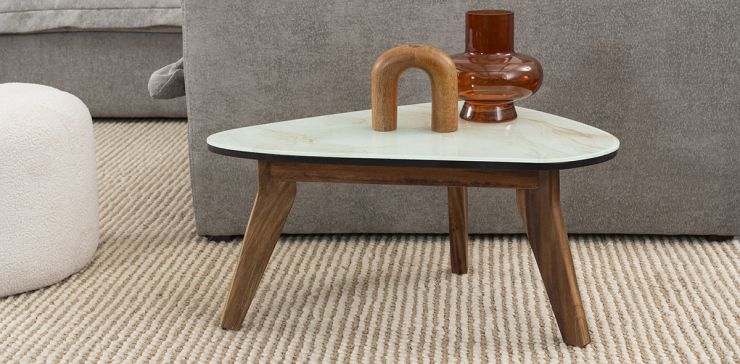 Mesa Ocasional Parota Cristal Chica Stone Gris