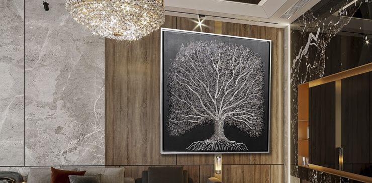 Cuadro Decorativo Pearl Negro