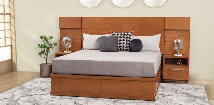 Cama King Size Dante Café