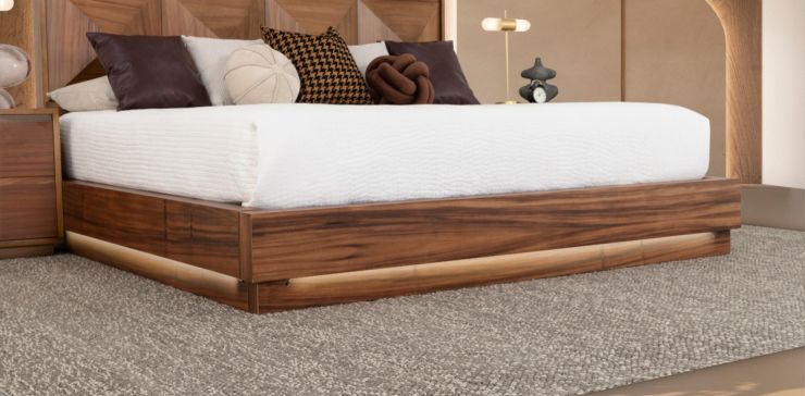 Base De Cama King Size Elyn Café