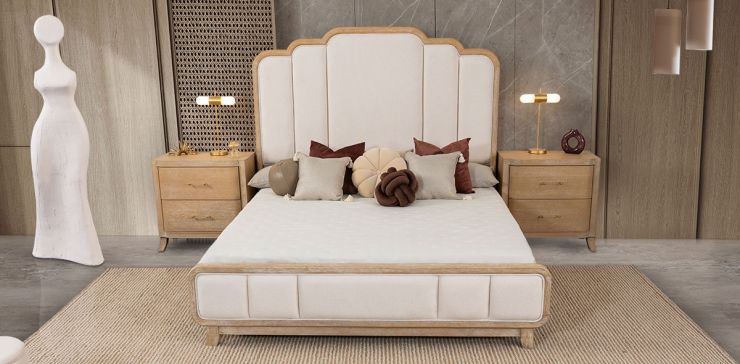Recámara King Size Elora CL Beige 3 Piezas