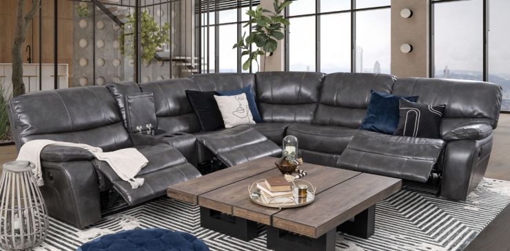 Sala Modular Reclinable Bolga Gris  