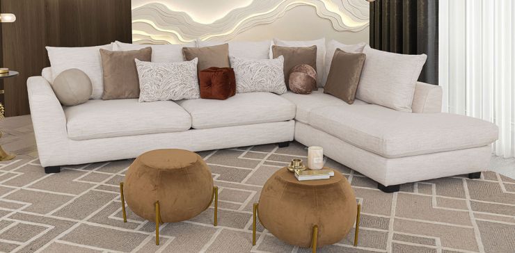 Sala Modular Derecha Surf Beige (Boal)